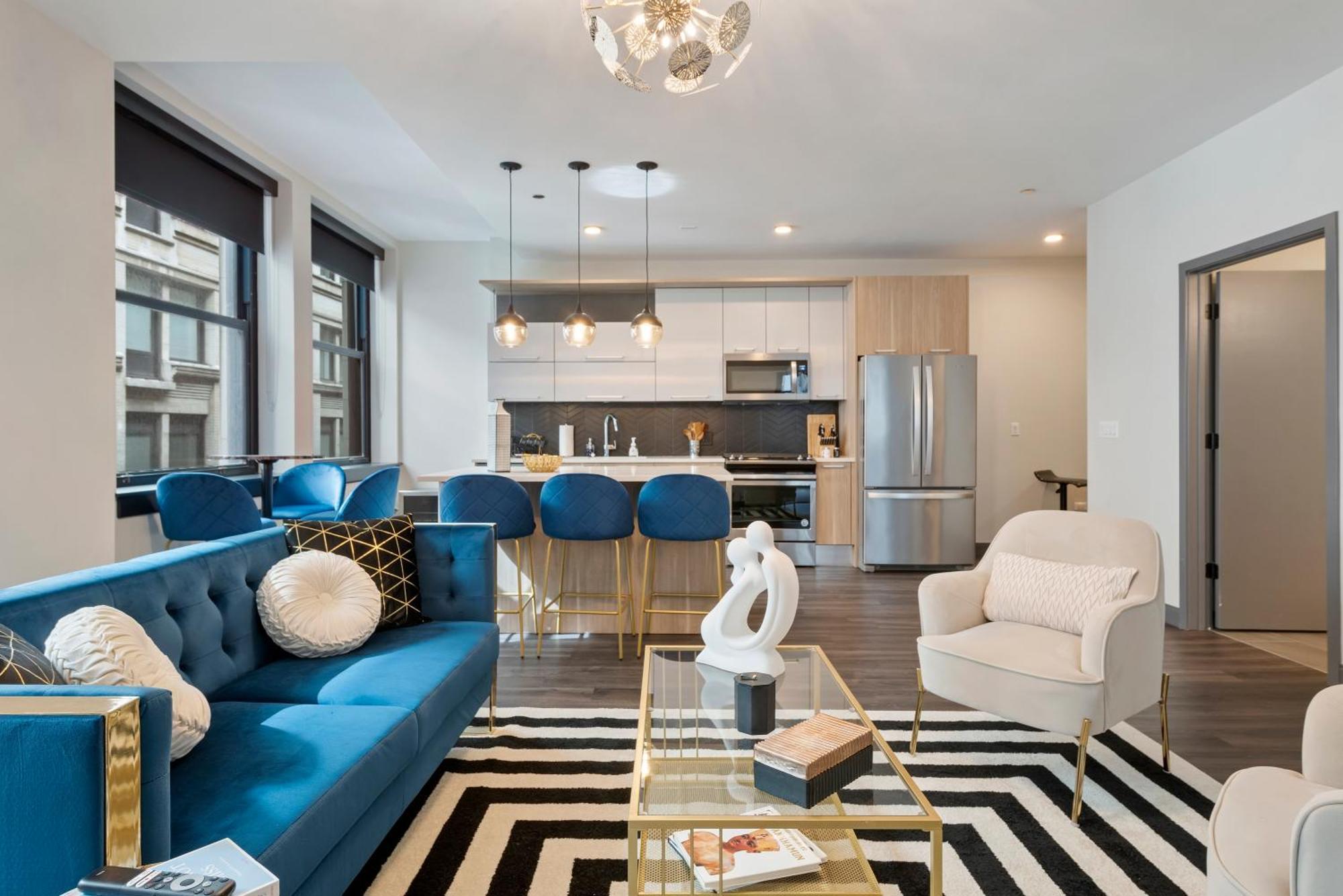Experience Downtown Chicago At Millennium - Luxury Apartments In The Loop 客房 照片